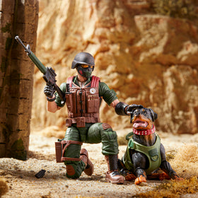 G.I. Joe Classified Series Mutt & Junkyard night stick and gear for mission-ready outfits.