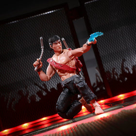 G.I. Joe Quick Kick knifehand hands for martial-arts ready posing.