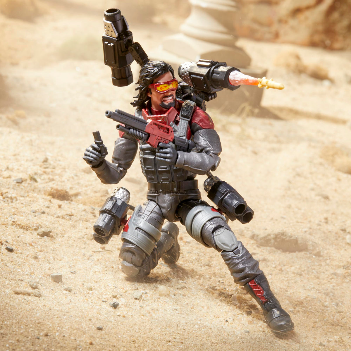 G.I. Joe Metal-Head alternate hair and helmet for customization