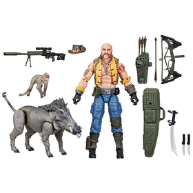 G.I. Joe Gnawgahyde with Porkbelly and Yobbo, ready for dynamic display.