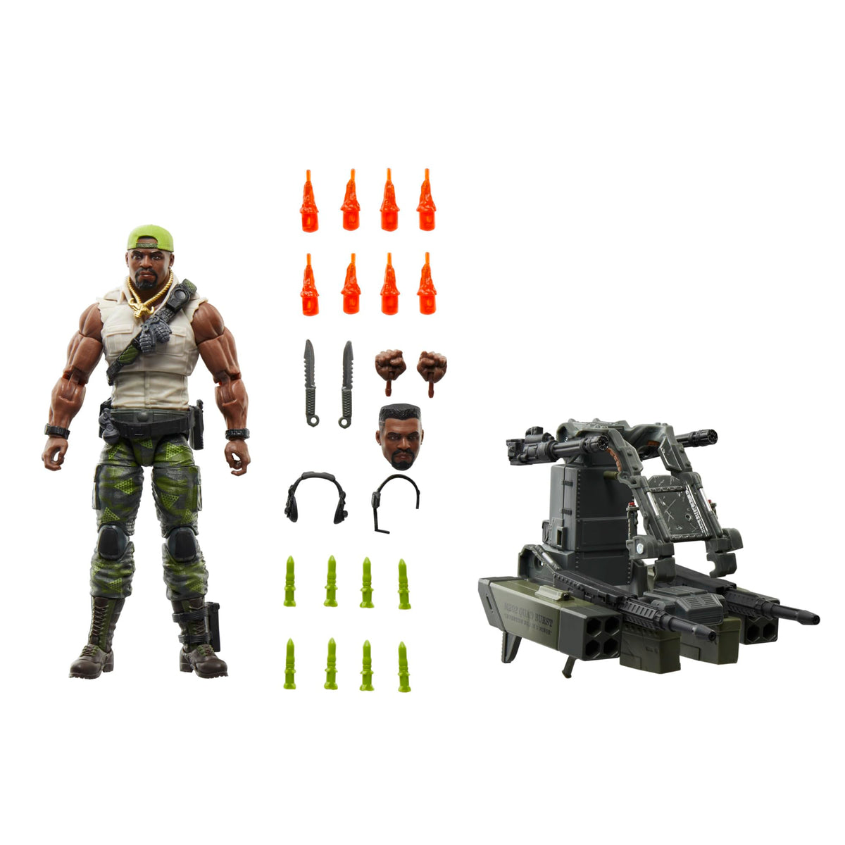 G.I. Joe Heavy Duty front view with premium detailing for dynamic posing.