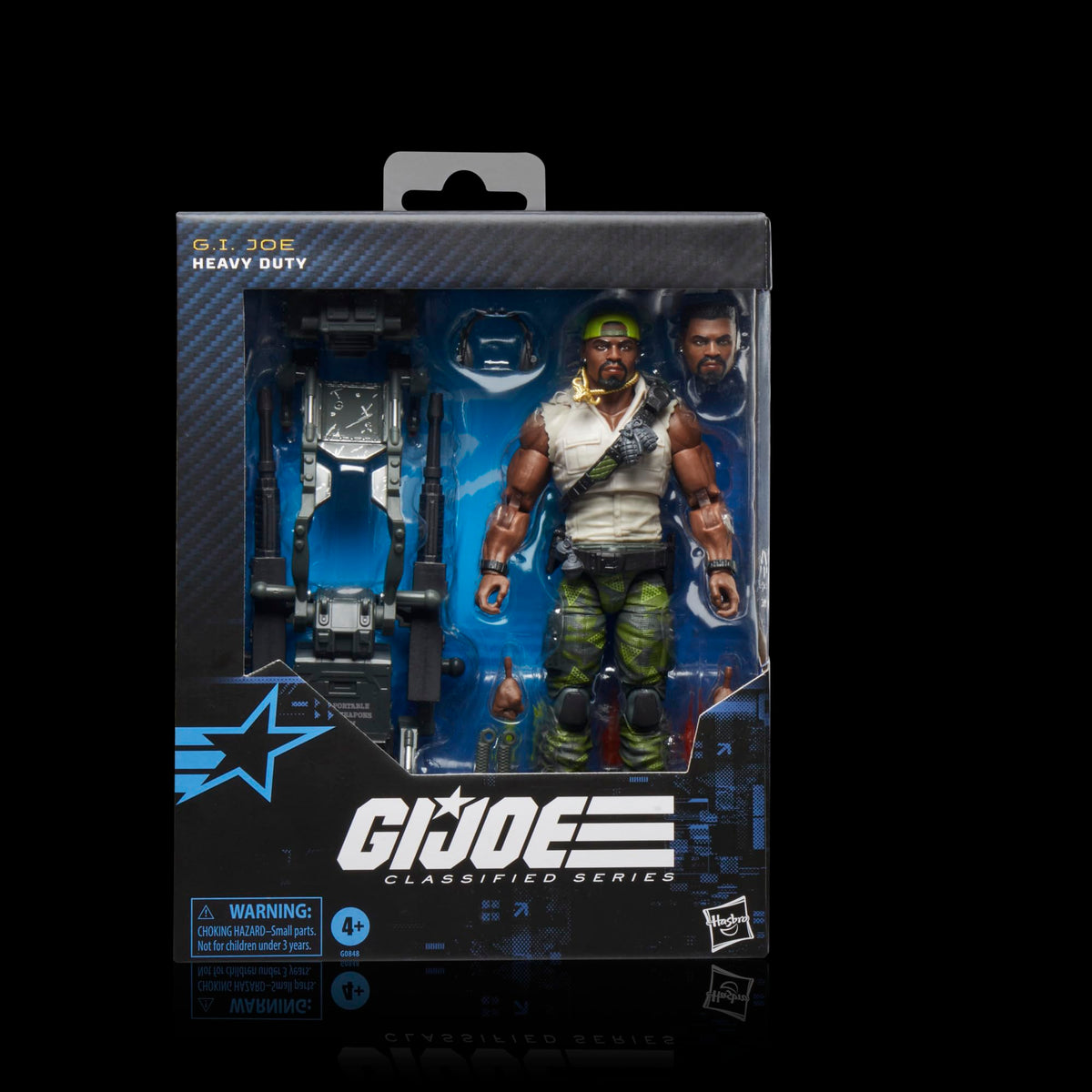 G.I. Joe Heavy Duty with MPWS ready for battle-ready display in action.