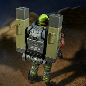 G.I. Joe Classified packaging display highlighting box art and icons.