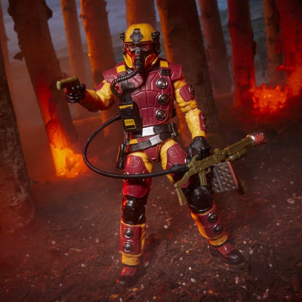 G.I. Joe Blowtorch helmet and mask highlight authentic gear details.