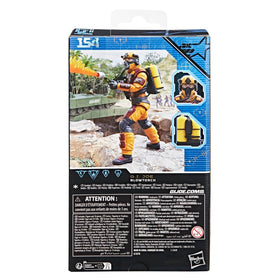 G.I. Joe Blowtorch posed in an action-ready stance for photography and display.
