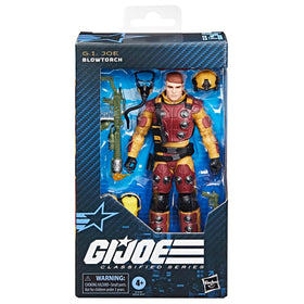 G.I. Joe Blowtorch flame effects create dramatic battle-ready visuals.