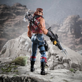 G.I. Joe Monkeywrench removable scarf enhances display and play options.