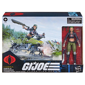 G.I. Joe Swamp Skier vehicle side view for collection display.