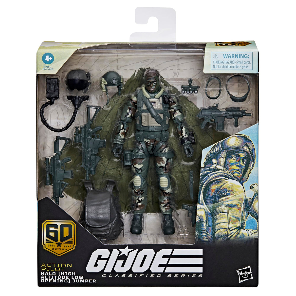 G.I. Joe Halo Jumper open-box packaging highlights collectible artwork for display