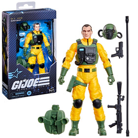 G.I. Joe Airtight connecting tube completes authentic environmental setup.