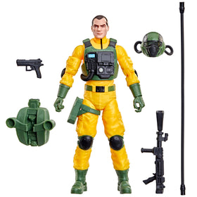 G.I. Joe Classified Airtight front view showcases a highly poseable 6-inch figure for display.