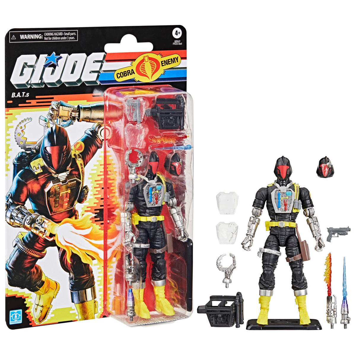 G.I. Joe BAT classic cardback packaging for display-ready retro flair.