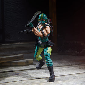 G.I. Joe Cobra Copperhead accessories close-up highlights authentic character gear.