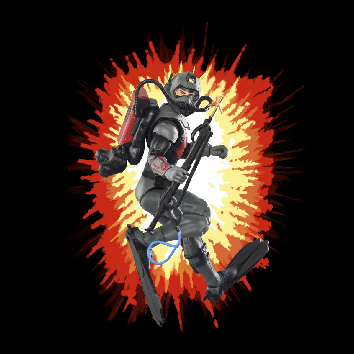 G.I. Joe Cobra EEL figure stand to support dynamic poses