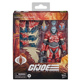 Cobra-La Royal Guard with helmeted head for varied display options and iconic look.