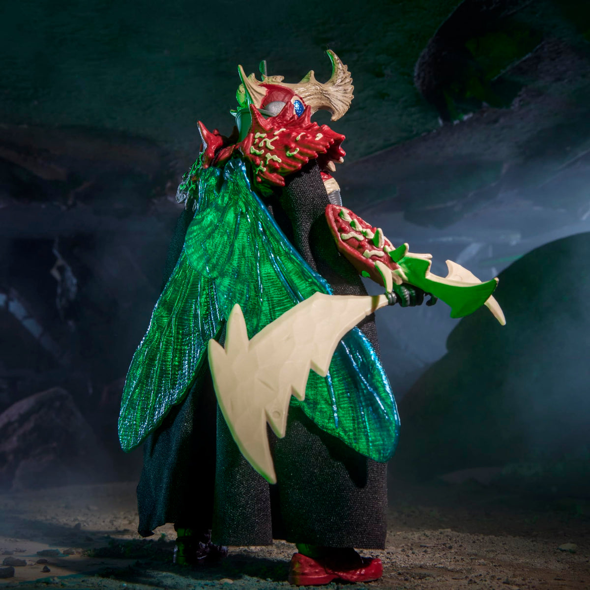 Softgoods cape on Cobra-La Royal Guard adds dramatic drape.