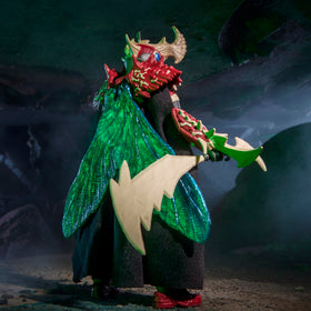 Softgoods cape on Cobra-La Royal Guard adds dramatic drape.