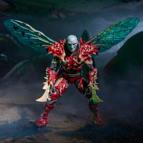 Wings extended on Cobra-La Royal Guard for dynamic flight poses.