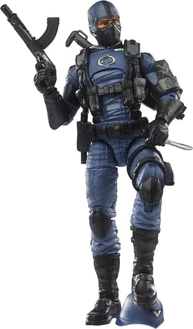 G.I. Joe Cobra Officer figure diorama-ready display for shelving and photos.