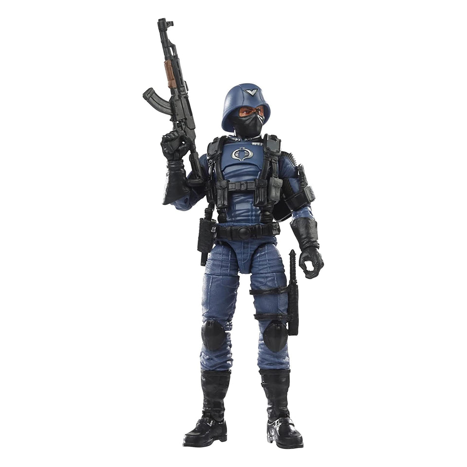 G.I. Joe Cobra Officer figure with packaging, ideal for display and collection.