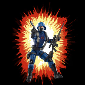 G.I. Joe Cobra Trooper artwork showcases classic deco.