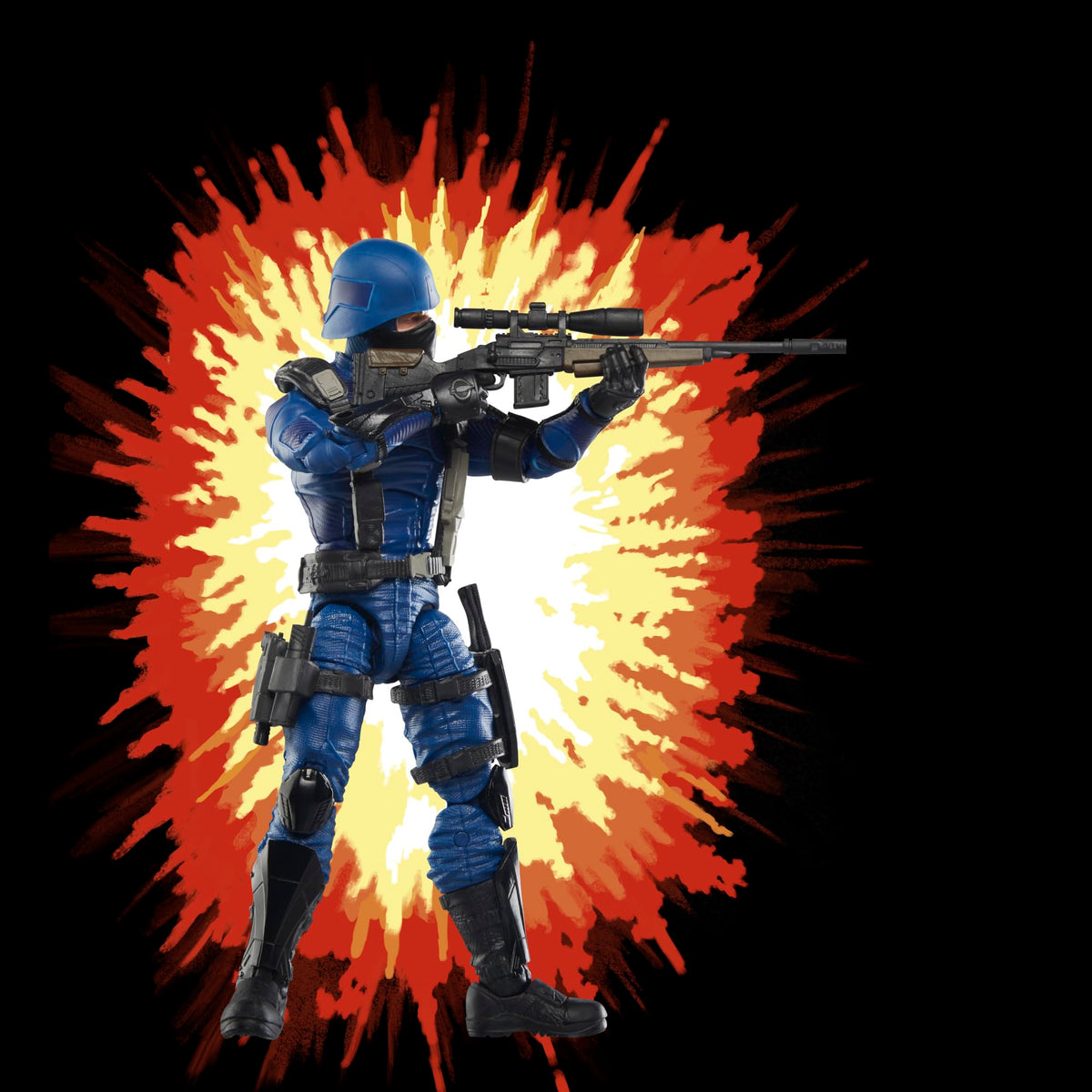 G.I. Joe Classified Cobra Trooper display for collectors and shelves.