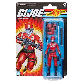 G.I. Joe Crimson Guard 6-inch figure articulation enables dynamic posing