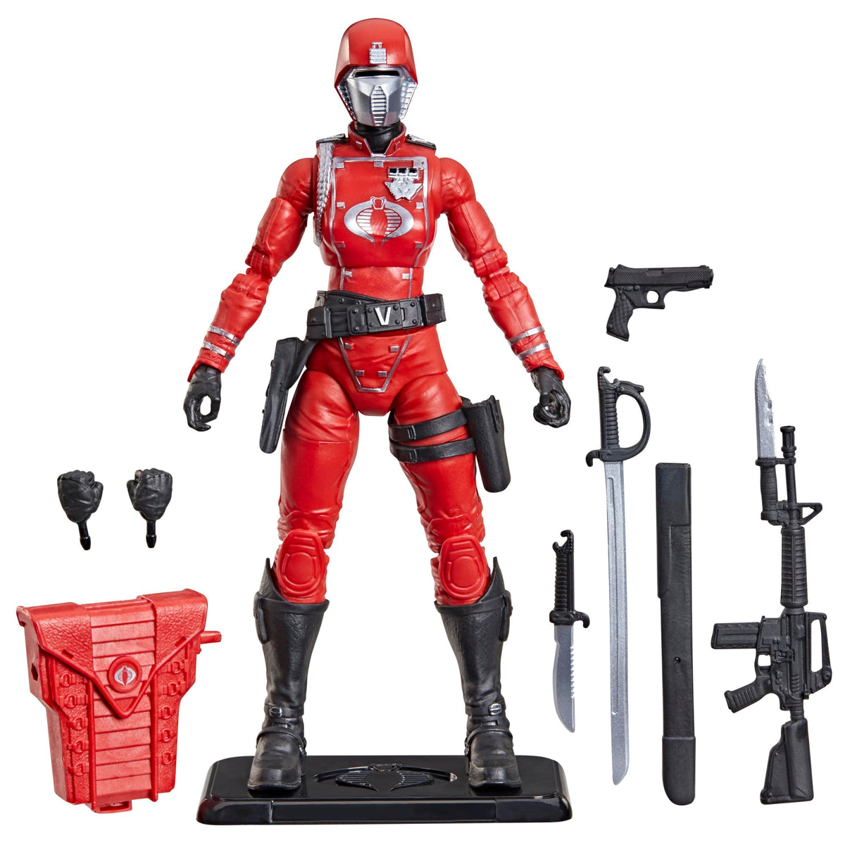 G.I. Joe Crimson Guard 6-inch figure front view with premium detailing