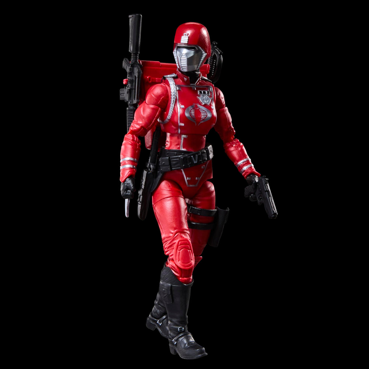 G.I. Joe Crimson Guard backpack accessory with figure