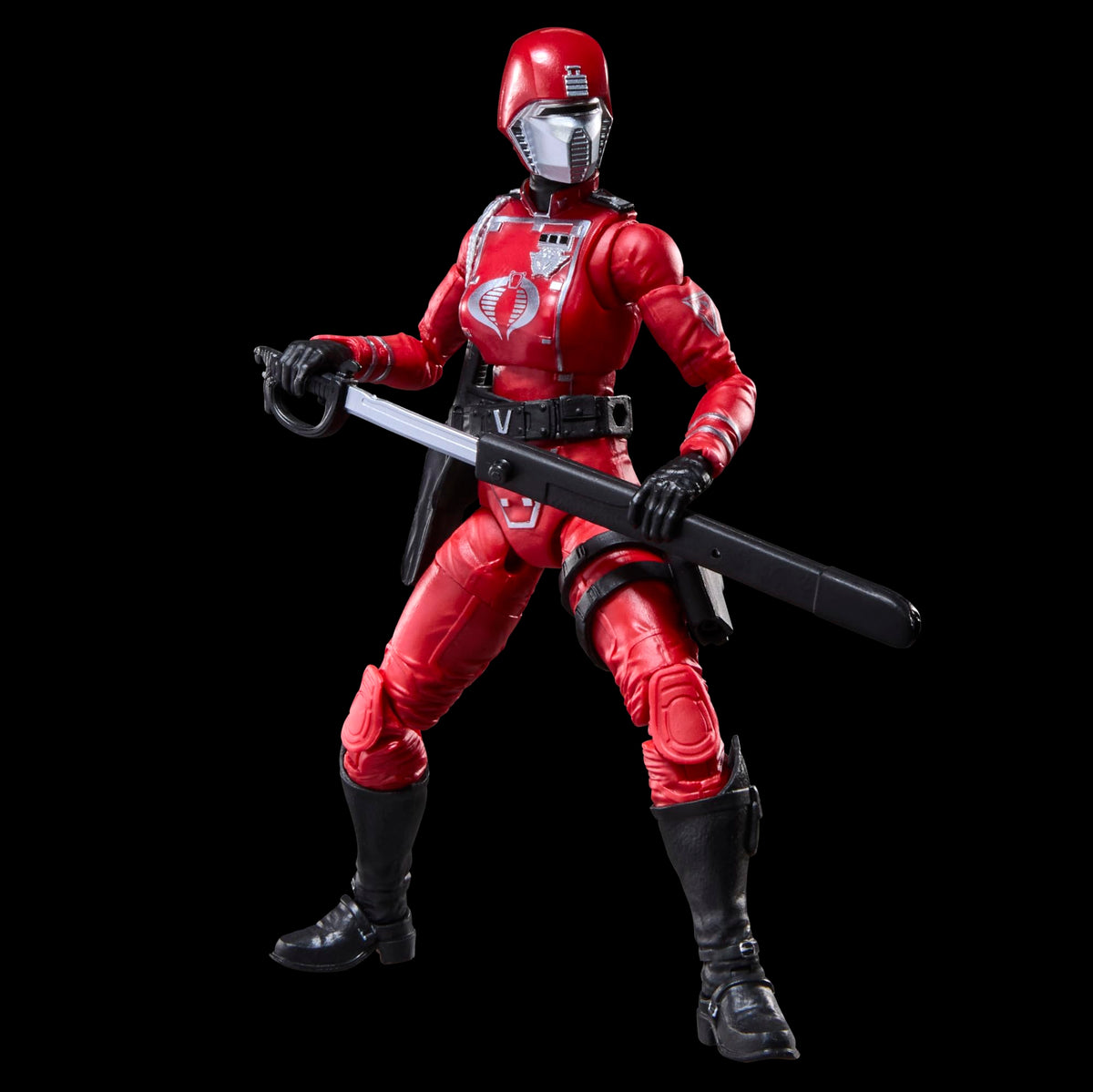 G.I. Joe Crimson Guard knife accessory for close display