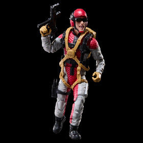 G.I. Joe Crazylegs Thomas backpack accessory for secure gear storage between missions.