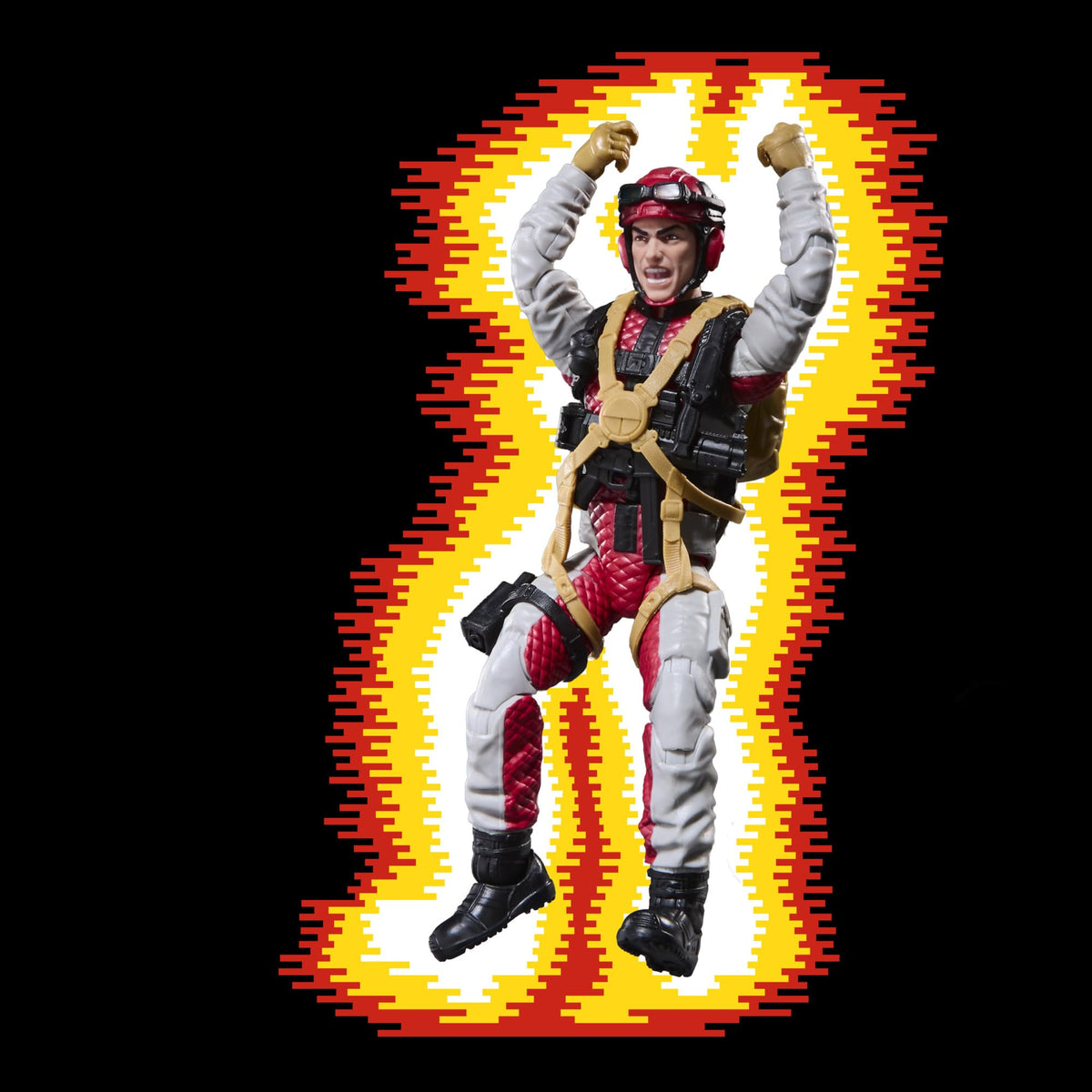 G.I. Joe Crazylegs cardback display image showing vintage-inspired packaging.