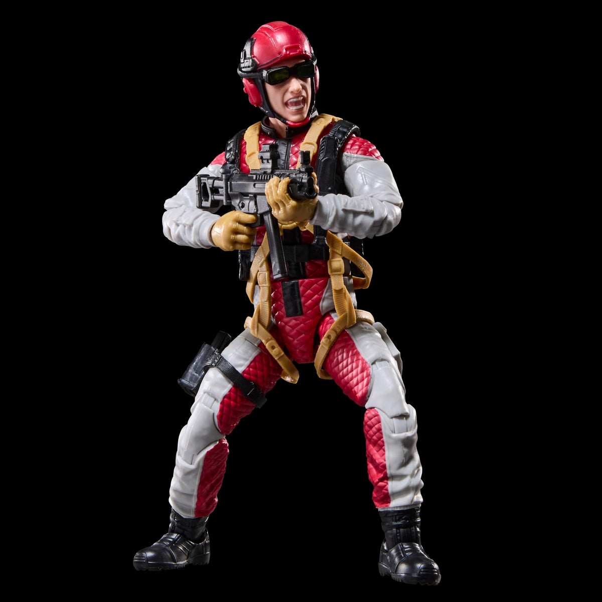 G.I. Joe Crazylegs helmet and goggles set for realistic combat readiness.