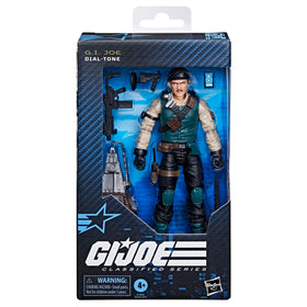 G.I. Joe Dial-Tone figure back view highlighting deco and silhouette