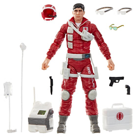 G.I. Joe Lifeline helmet accessory for dynamic figure display.
