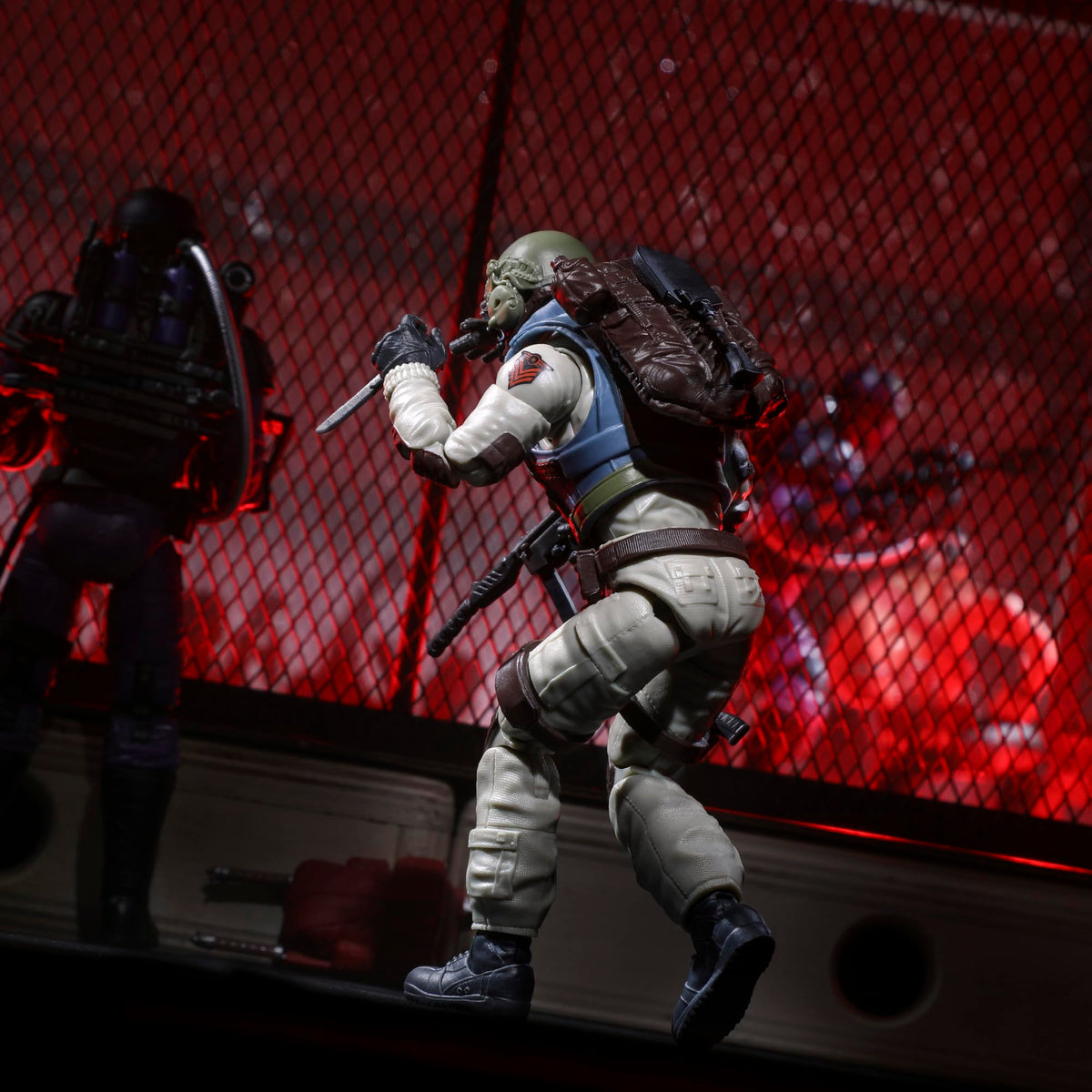 G.I. Joe Talltree weapons loadout for versatile poses.