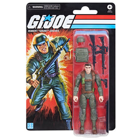 G.I. Joe Grunt Graves front-facing figure with premium detailing and articulation.