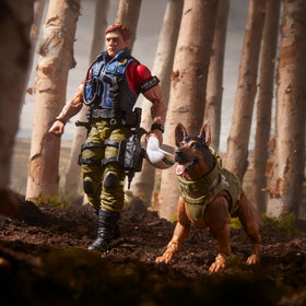 G.I. Joe Law Lavigne dog harness and accessories for play scenes.