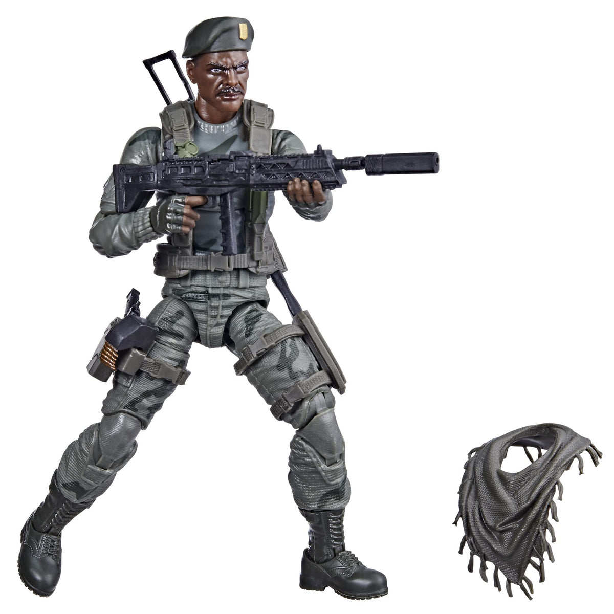 G.I. Joe Lonzo Stalker Wilkinson figure front view for display and poseable play.