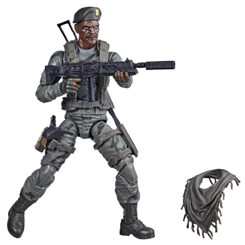 G.I. Joe Lonzo Stalker Wilkinson figure front view for display and poseable play.