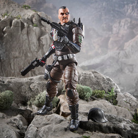 G.I. Joe Major Bludd diorama pose for hero scenes
