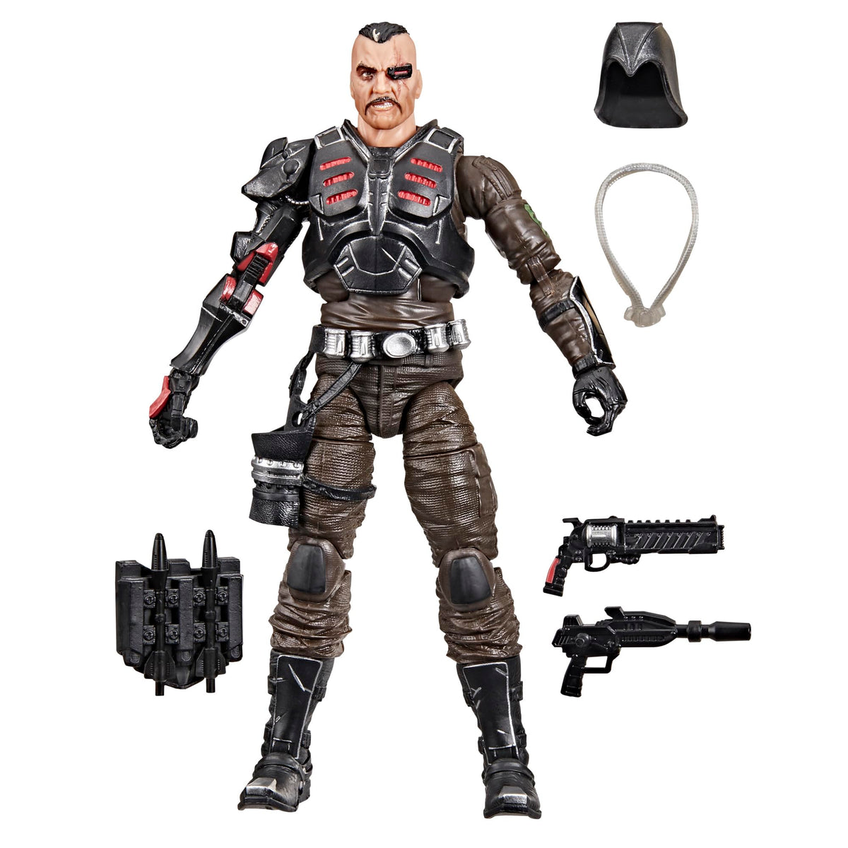 G.I. Joe Major Bludd front view for dynamic display and poseability