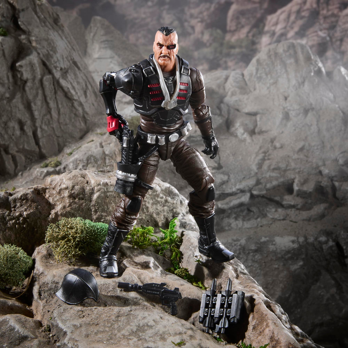 G.I. Joe Major Bludd open packaging for collectible display