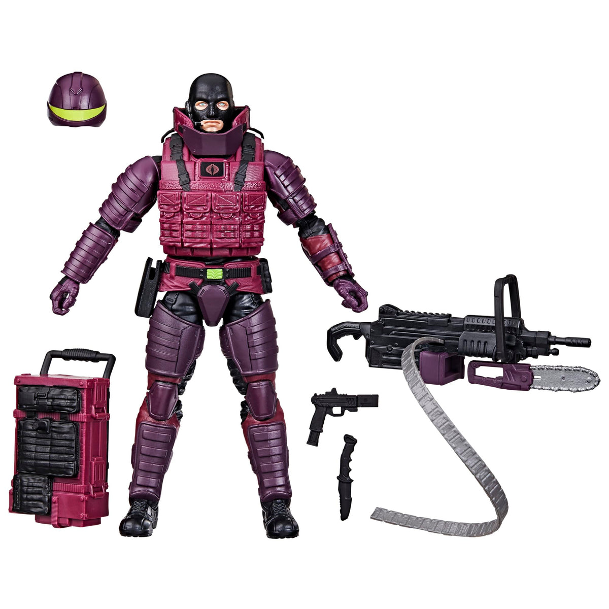 G.I. Joe Classified Series S.A.W.-Viper figure front view with premium detailing.