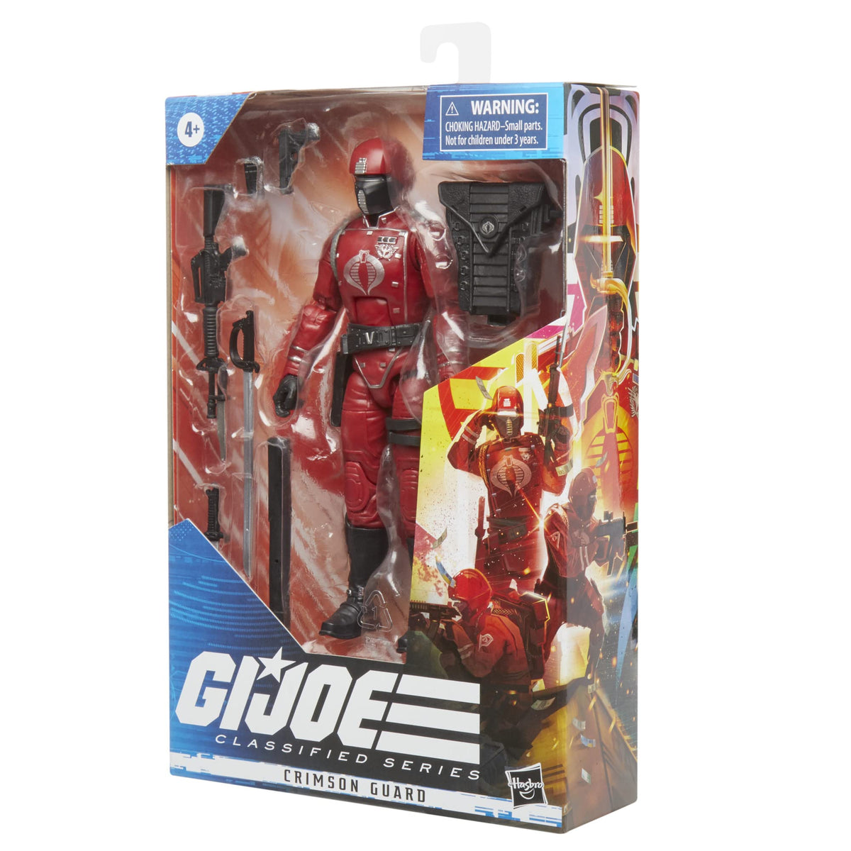 Crimson Guard poseability highlighting premium articulation for dramatic action poses.