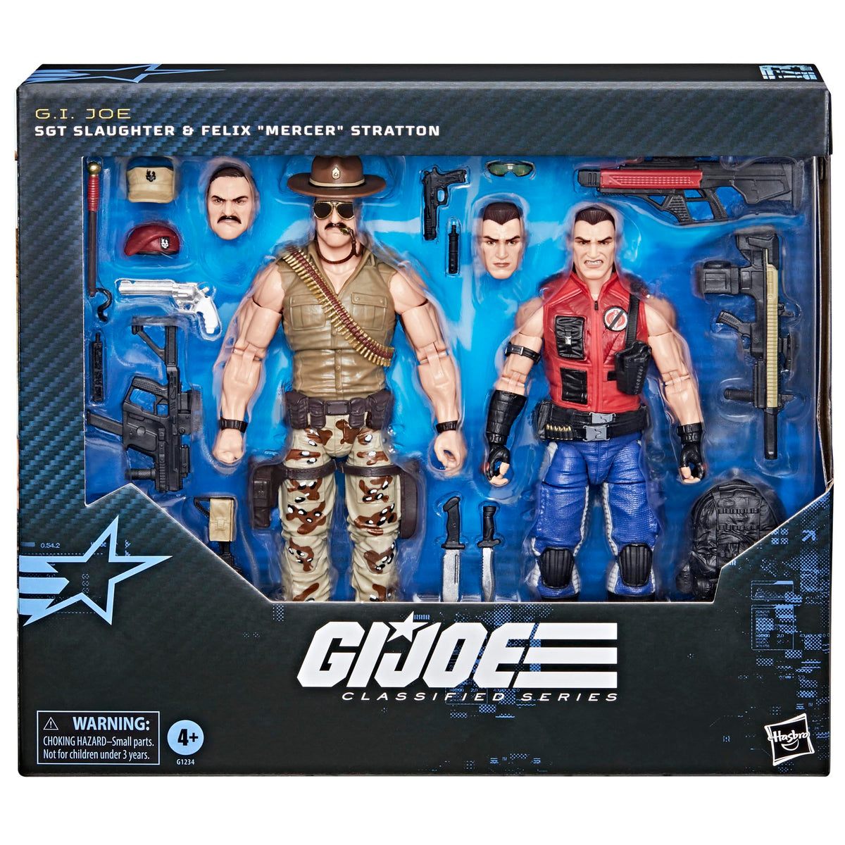 GI Joe Classified Felix Mercer Stratton figure ready for action scenes.