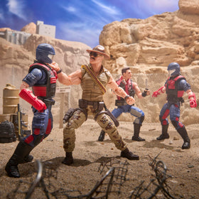 GI Joe Classified Sgt Slaughter headgear highlighting authentic drill-instructor look.
