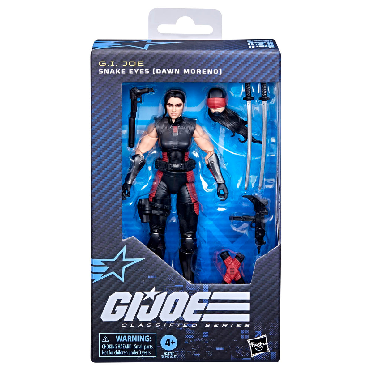 G.I. Joe accessories enhance display with character-inspired pieces.