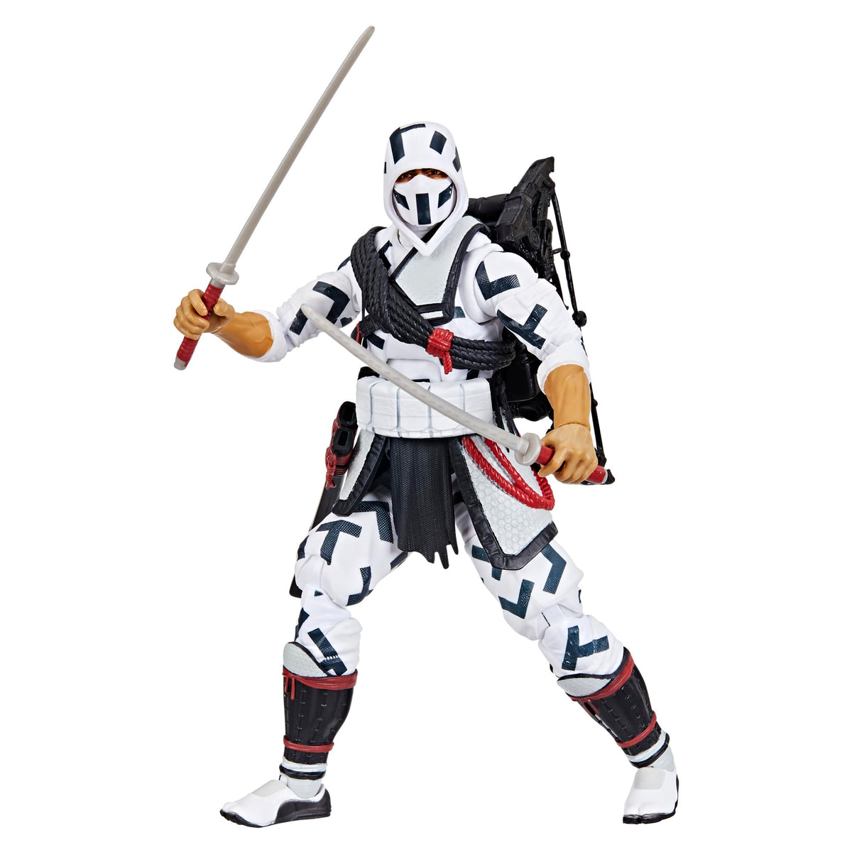 G.I. Joe branding and Storm Shadow artwork highlight the figure's heritage