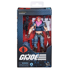 G.I. Joe Zandar with backpack accessory for adventurous dioramas.